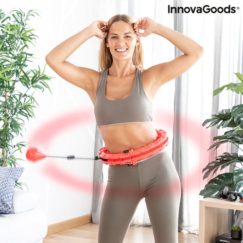 Justerbar Smart Fitness Hoop med vægt Fittehoop InnovaGoods_2