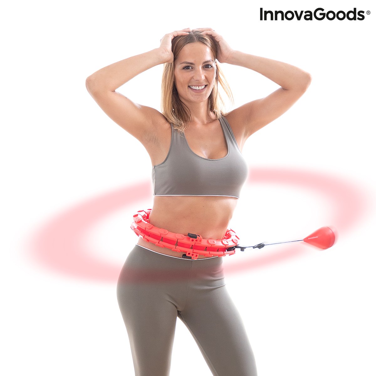 Adjustable Smart Fitness Hoop with Weight Fittehoop InnovaGoods_20