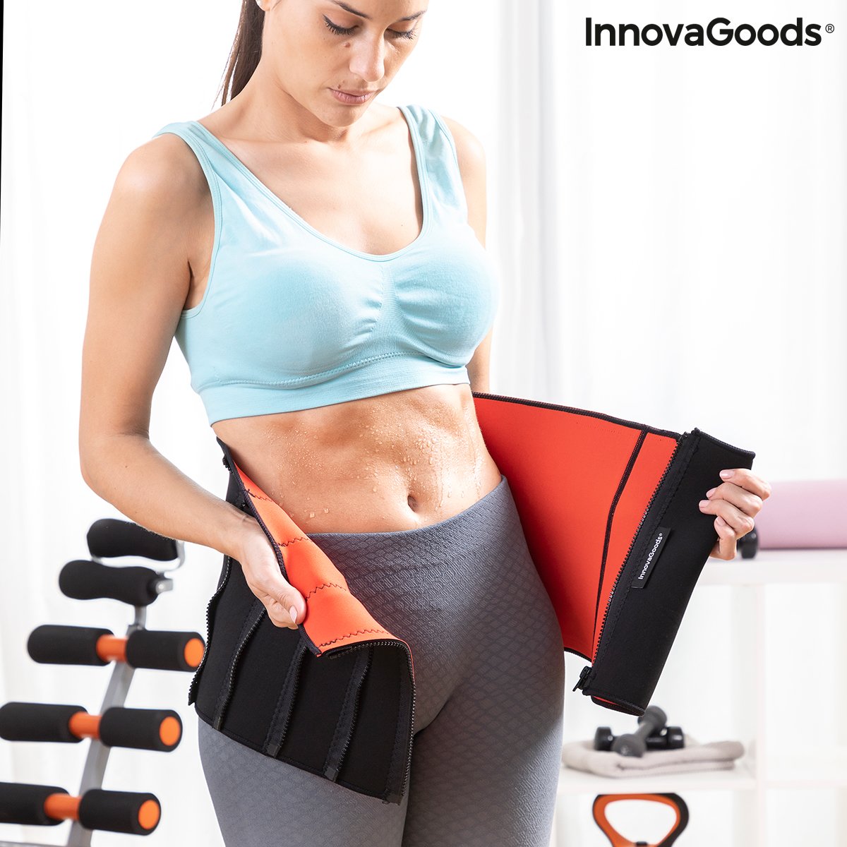 Sports Slimming Belt with Sauna Effect Redle InnovaGoods_4