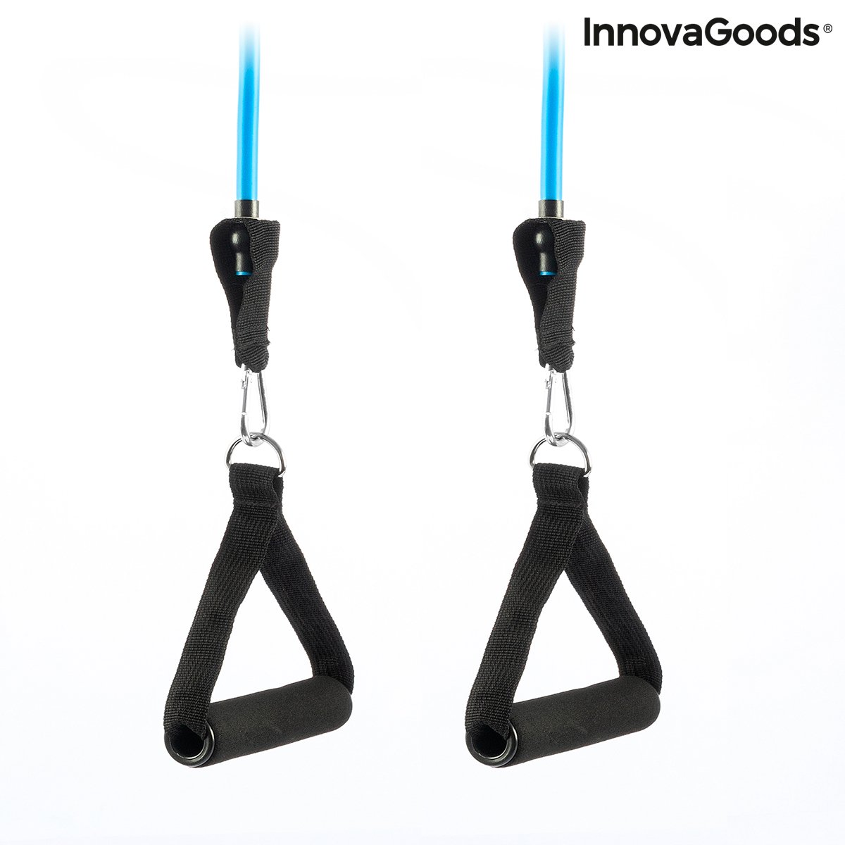 Set of Resistance Bands with Accessories and Exercise Guide Tribainer InnovaGoods (pack of 3)_19