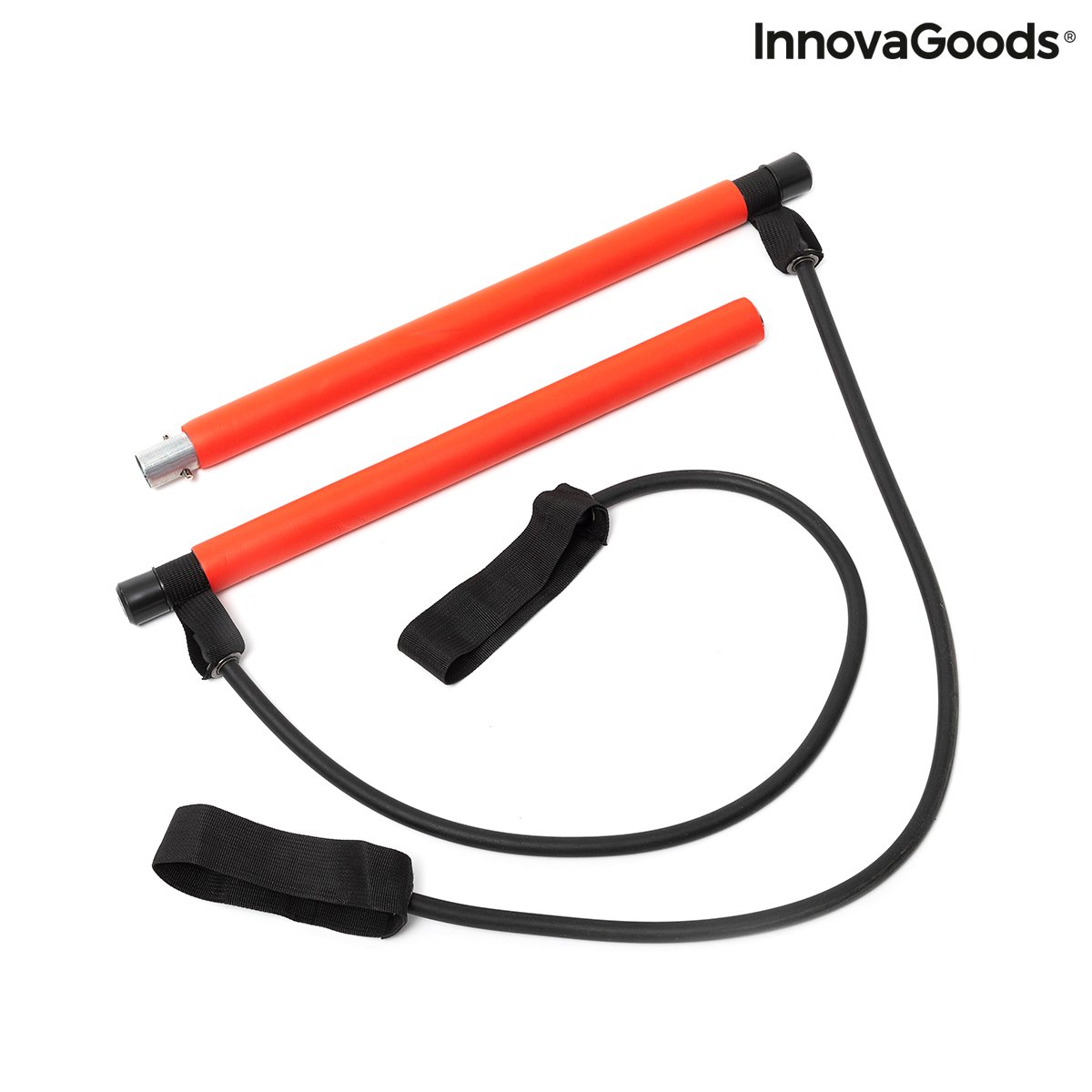 Fitness Bar with Resistance Bands and Exercise Guide Resibar InnovaGoods_15