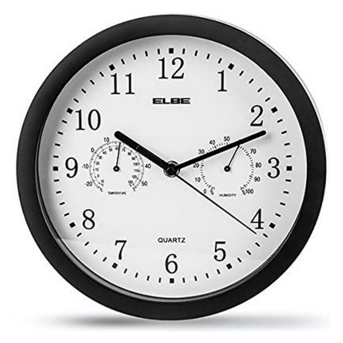 Wall Clock ELBE RP-1005-N White/Black_1