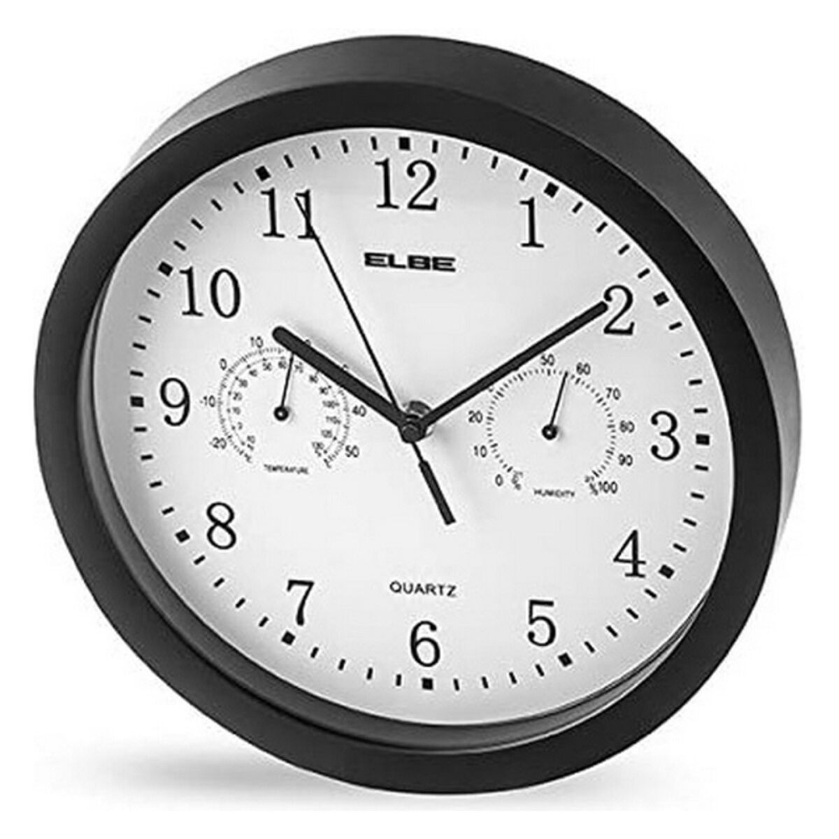 Wall Clock ELBE RP-1005-N White/Black_11