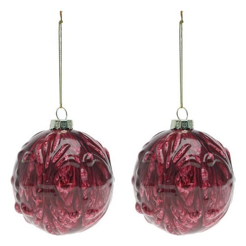 Julgranskulor (2 pcs) 112575, Röd_1