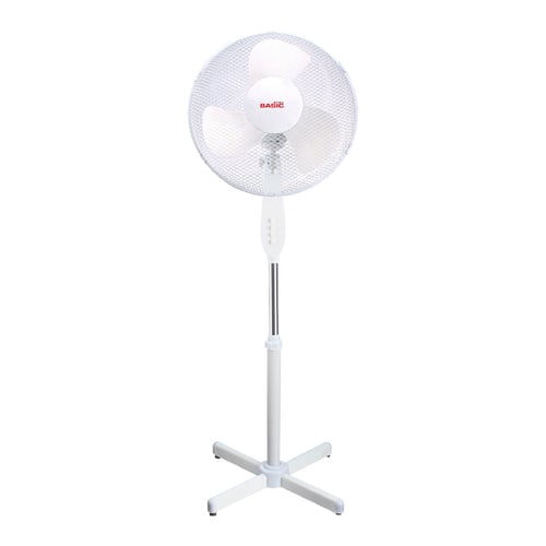 Fritstående ventilator Basic Home Hvid 40W_3