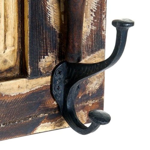 Seinäkello DKD Home Decor London Tiikki (81 x 15 x 37 cm)_4