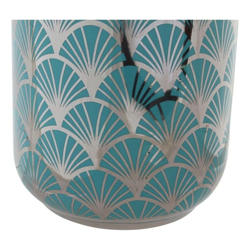 Vase DKD Home Decor Porcelæn Turkisblå Orientalsk (15 x 15 x 41.5 cm)_1