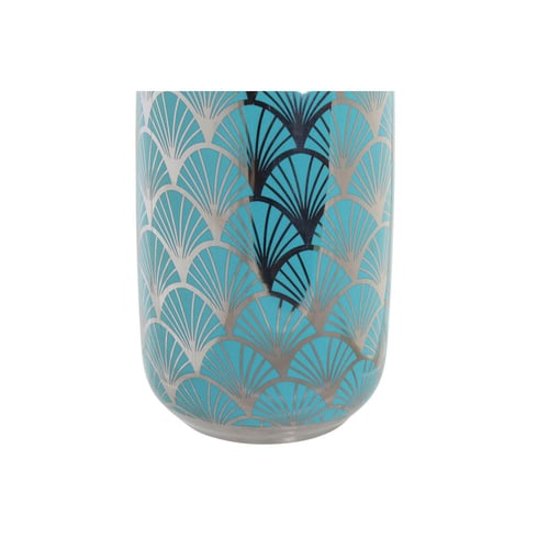 Vase DKD Home Decor Porcelæn Turkisblå Orientalsk (13 x 13 x 26 cm)_1