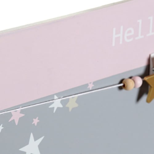 Fotoramme med klemmer DKD Home Decor Hello Lovely Træ MDF (40 x 1 x 24 cm)_8