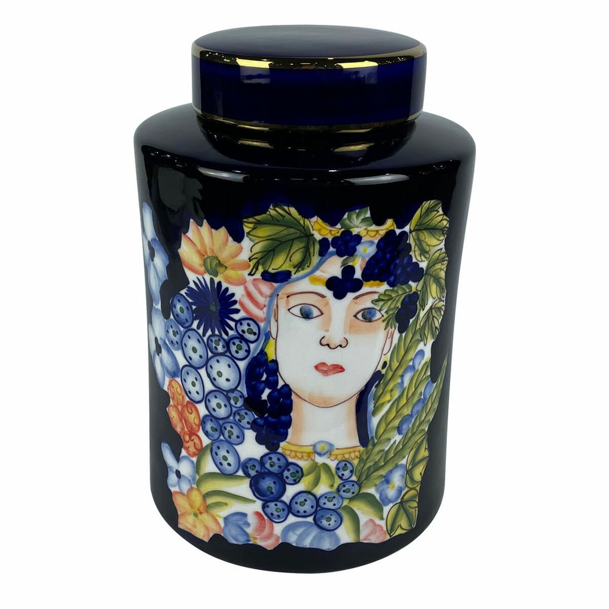 Vase DKD Home Decor Porcelain Black Shabby Chic (21 x 21 x 31 cm)_1