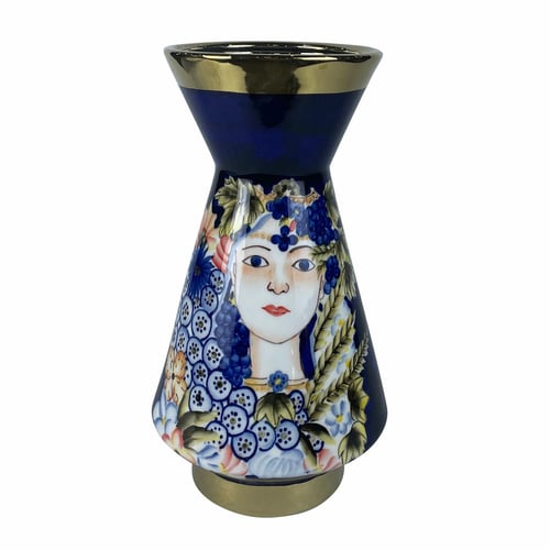 Vase DKD Home Decor Porcelæn Sort Shabby Chic (19 x 19 x 36 cm)_2