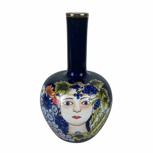 Vase DKD Home Decor Porcelæn Sort Shabby Chic (17 x 17 x 29 cm)_1