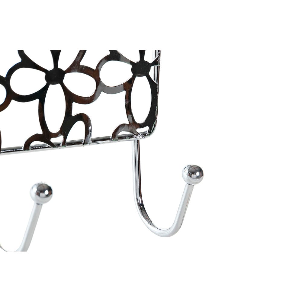 Door Coat Rack DKD Home Decor Silver Metal (32 x 10 x 19 cm)_3