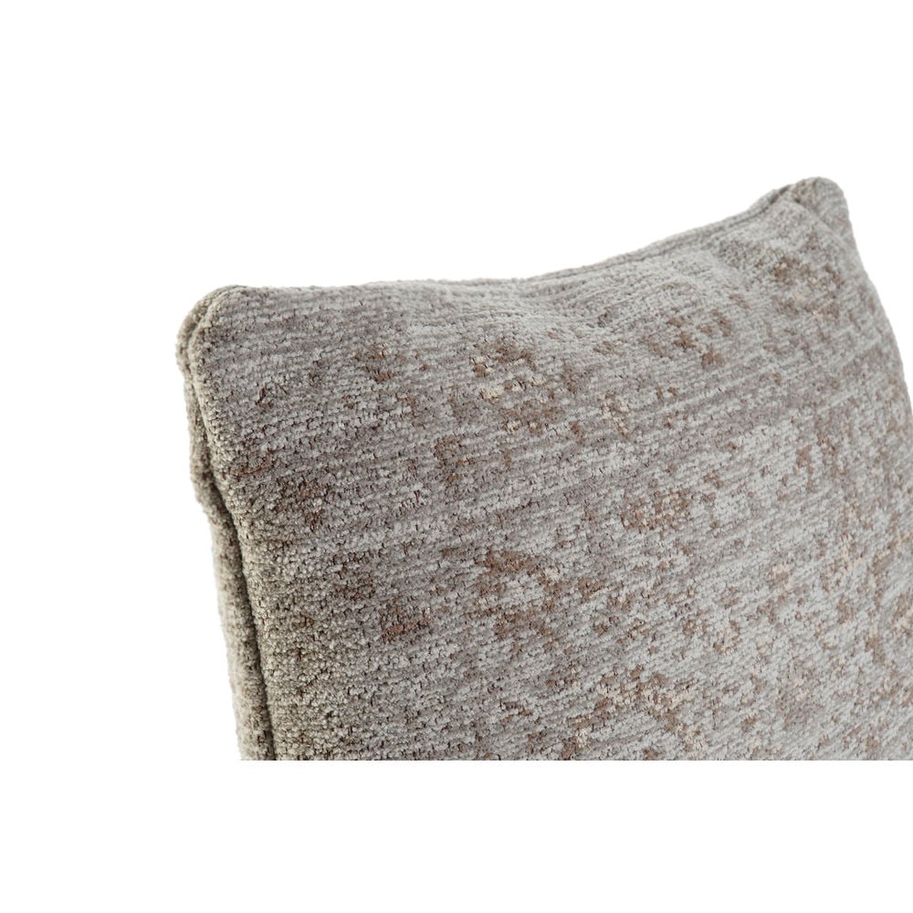 Cushion DKD Home Decor White Black Polyester Cotton Light brown (45 x 12 x 45 cm)_4