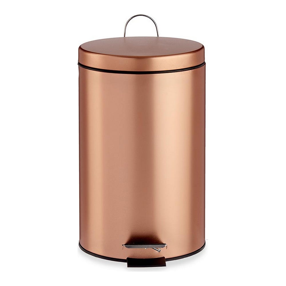 Pedal bin Metal Copper Plastic 7 L (20,5 x 30,5 x 26 cm)_1