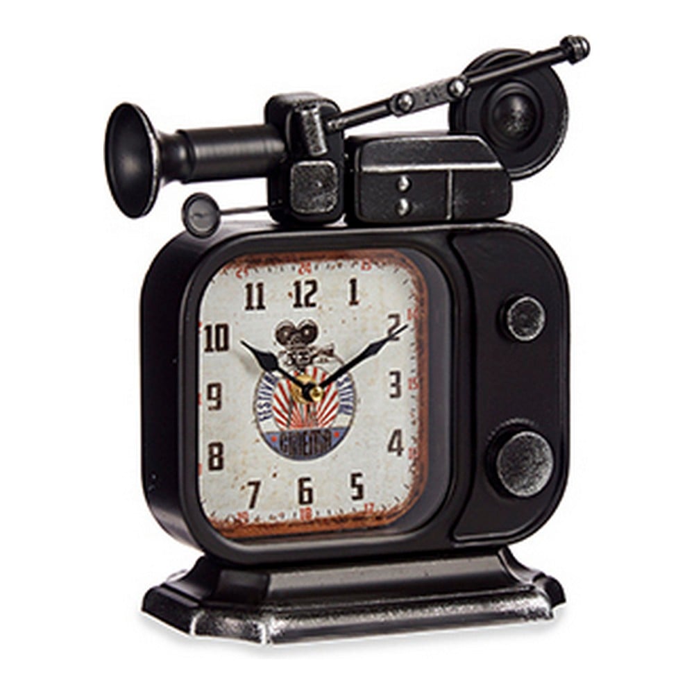 Table clock Camera Metal (10 x 28 x 25 cm)_3