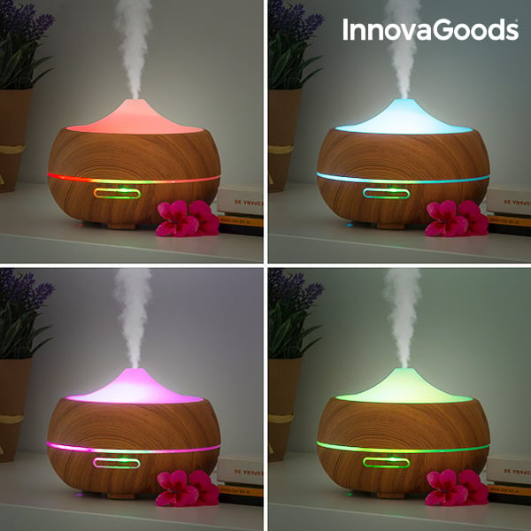 InnovaGoods Wooden-Effect Aromatherapy Humidifier_21