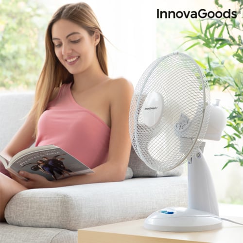 InnovaGoods Ventilator til Skrivebord ø 30 cm 35W Hvid_11