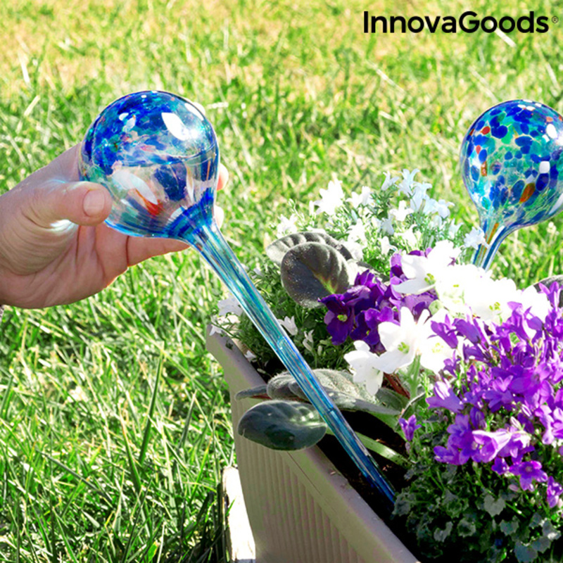 Automatic Watering Globes Aqua·loon InnovaGoods (Pack of 2)_20