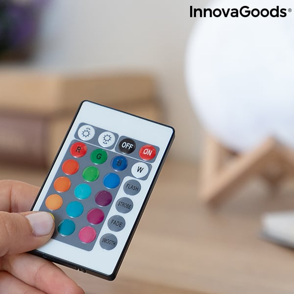 Rechargeable LED Moon Lamp Moondy InnovaGoods_11