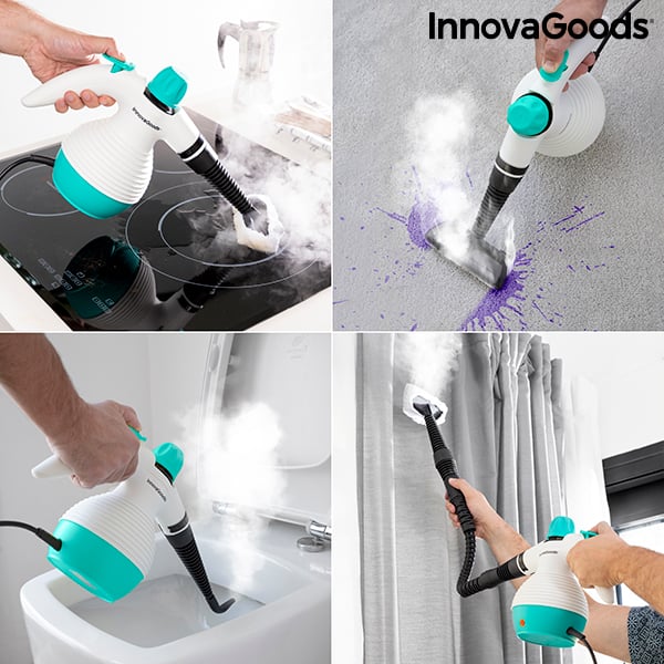 Multi-purpose, 9-in-1 Hand-held Steamer with Accessories Steany InnovaGoods 0,35 L 3 Bar 1000W_32