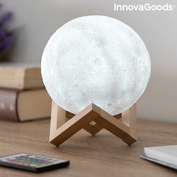 Rechargeable LED Moon Lamp Moondy InnovaGoods_26