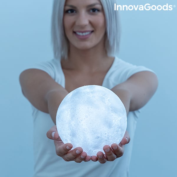 Rechargeable LED Moon Lamp Moondy InnovaGoods_27