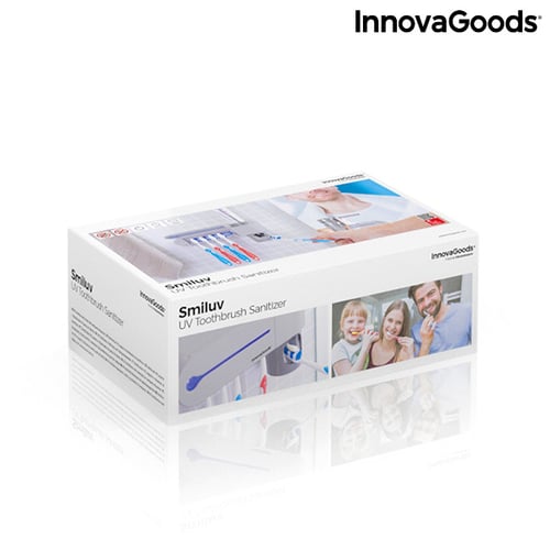 UV-steriliseringsapparat til tandbørster med holder og tandpasta beholder Smiluv InnovaGoods_3