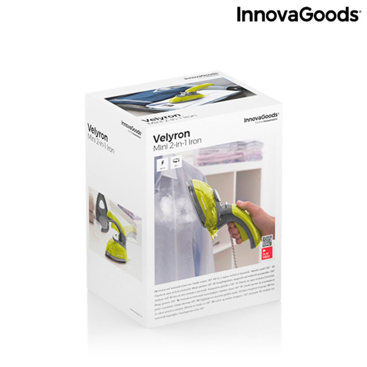 Mini Vertical and Horizontal 2-in-1 Steam Iron Velyron InnovaGoods 800 W_7