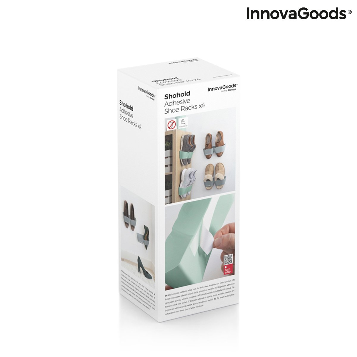 Adhesive Shoe Holders Shohold InnovaGoods Pack of 4 units_6