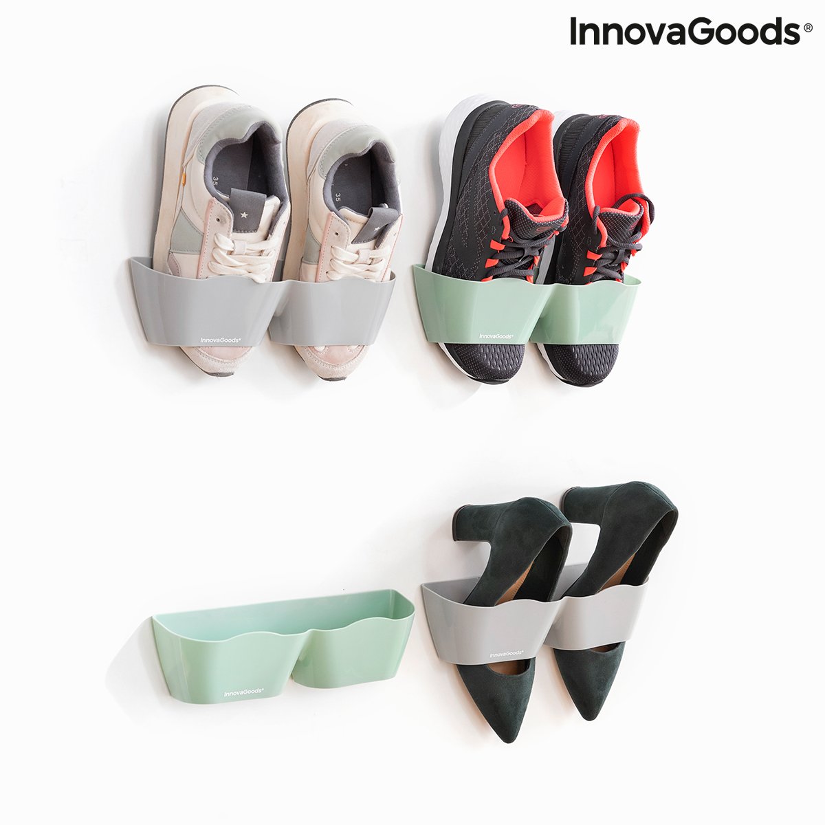 Adhesive Shoe Holders Shohold InnovaGoods Pack of 4 units_31