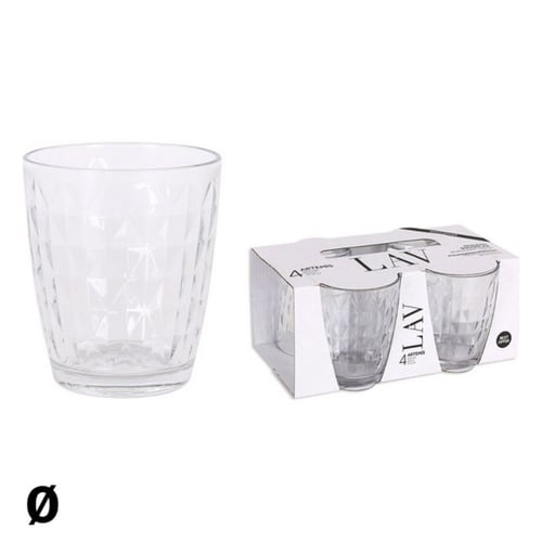 Glasset LAV Artemis 415 ml Glas (4 Uds), 340 cc - ø 8,5 x 10 cm_1