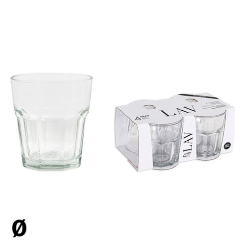 Glassæt LAV Aras 325 ml Krystal (4 Uds), 325 g - ø 8,3 x 12 cm_0