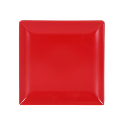 Desserttallerken Ming II Rød Firkantet (21 x 21 x 2 cm)_1