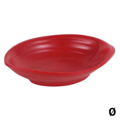 Skål Oval Rød, 12 x 9 x 2 cm_1