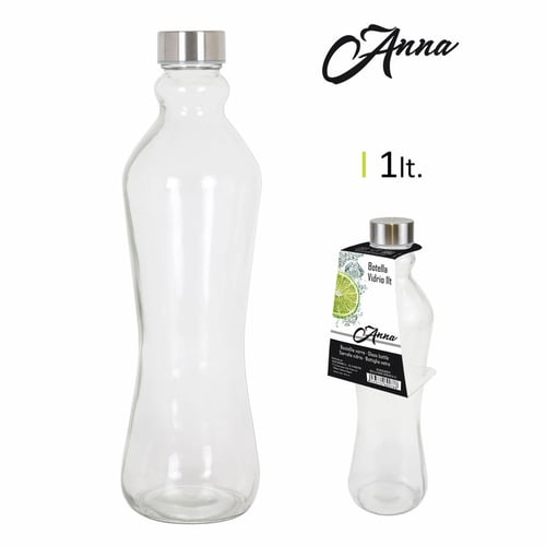 Glasflaske Metal 1 L (1000 cc)_0