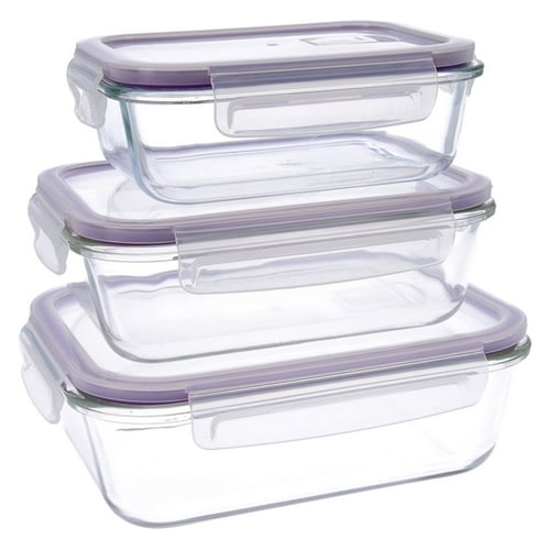 Lunchbox-Set Quid Frost (3 pcs) Kristall 0,37 - 0,64 - 1,04 l_1