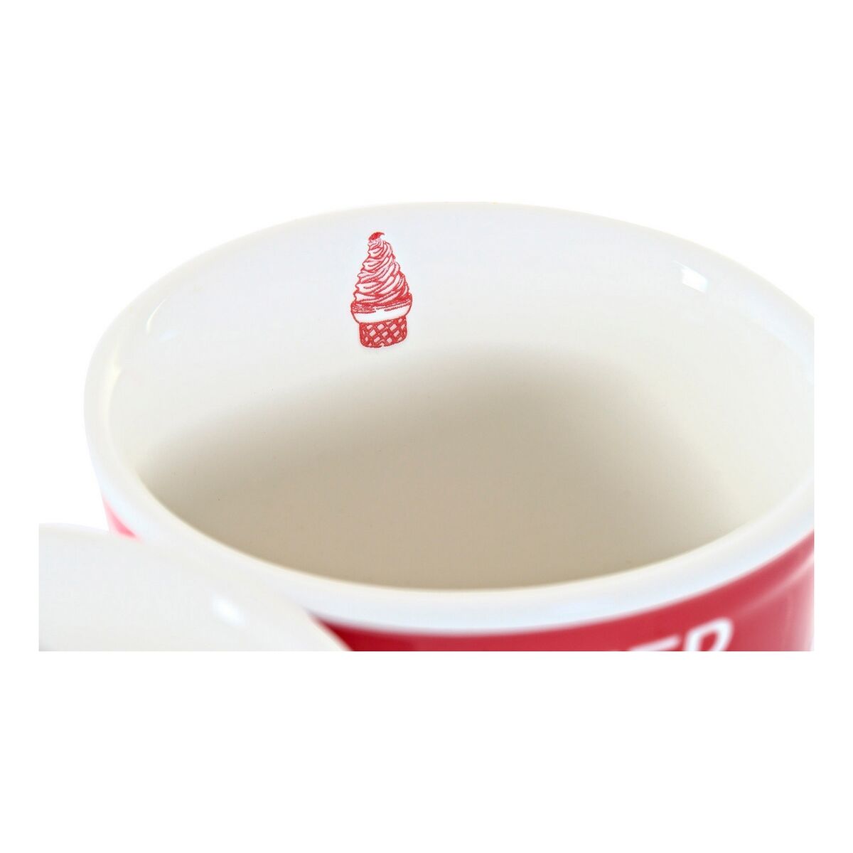 Set of glasses DKD Home Decor Pinewood China crockery (5 pcs)_5