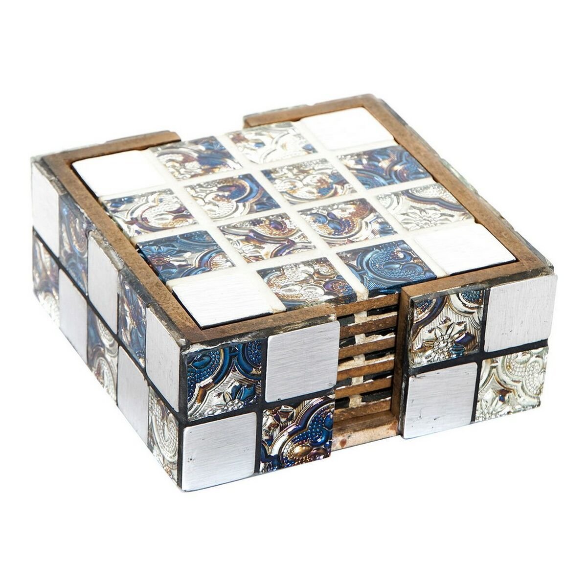 Coasters DKD Home Decor Resin MDF Wood (6 pcs)_0