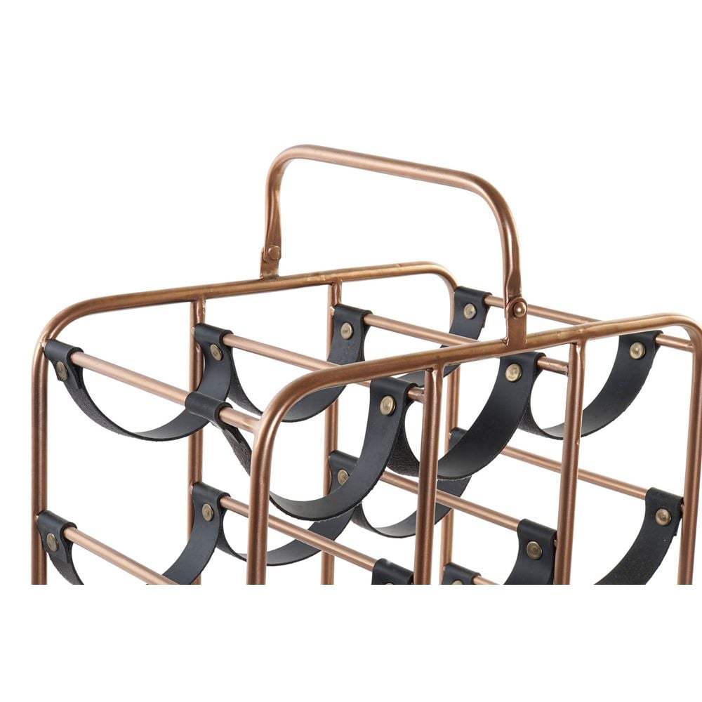 Bottle rack DKD Home Decor Metal Copper Polyurethane (37 x 23.5 x 54 cm)_3