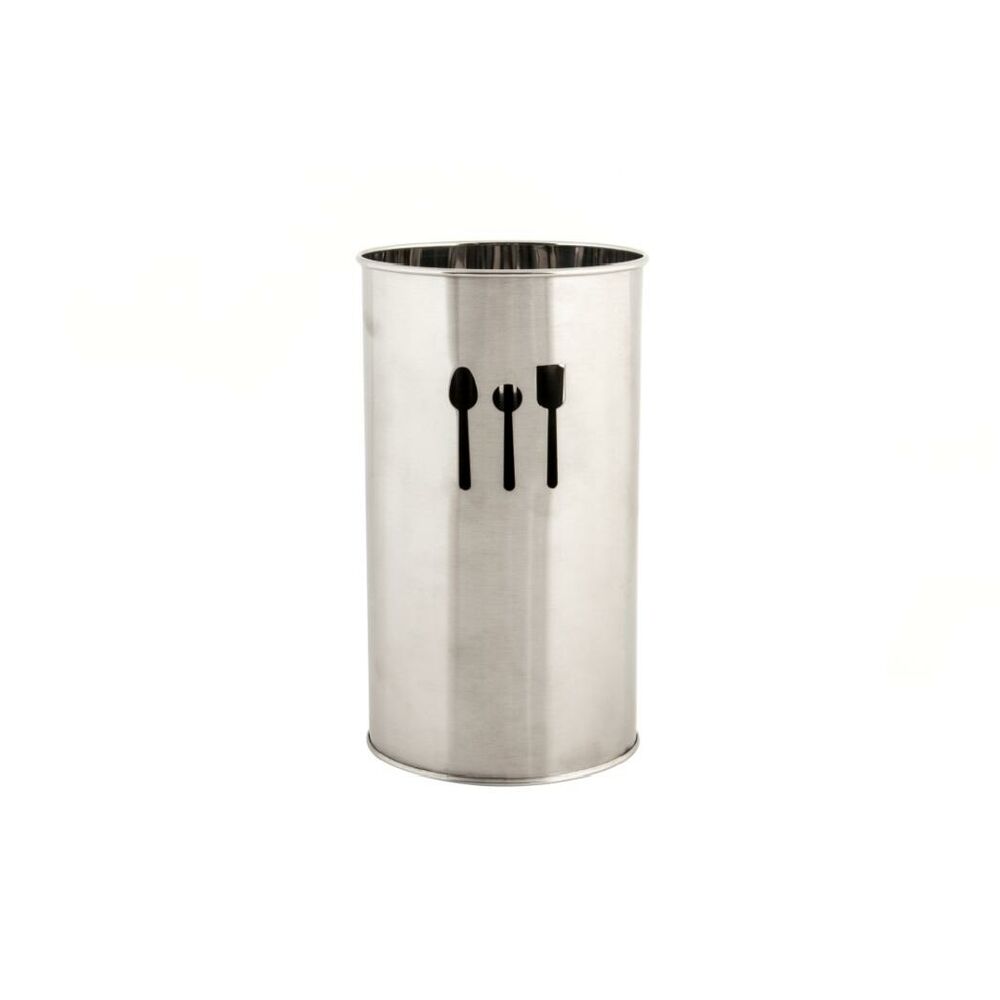 Cutlery Organiser DKD Home Decor Stainless steel (10 x 10 x 18 cm)_2