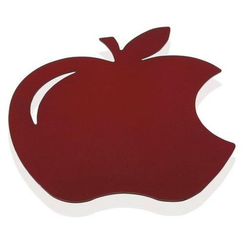 Dækkeserviet Metal (17 x 1,5 x 20,5 cm) Æble - picture