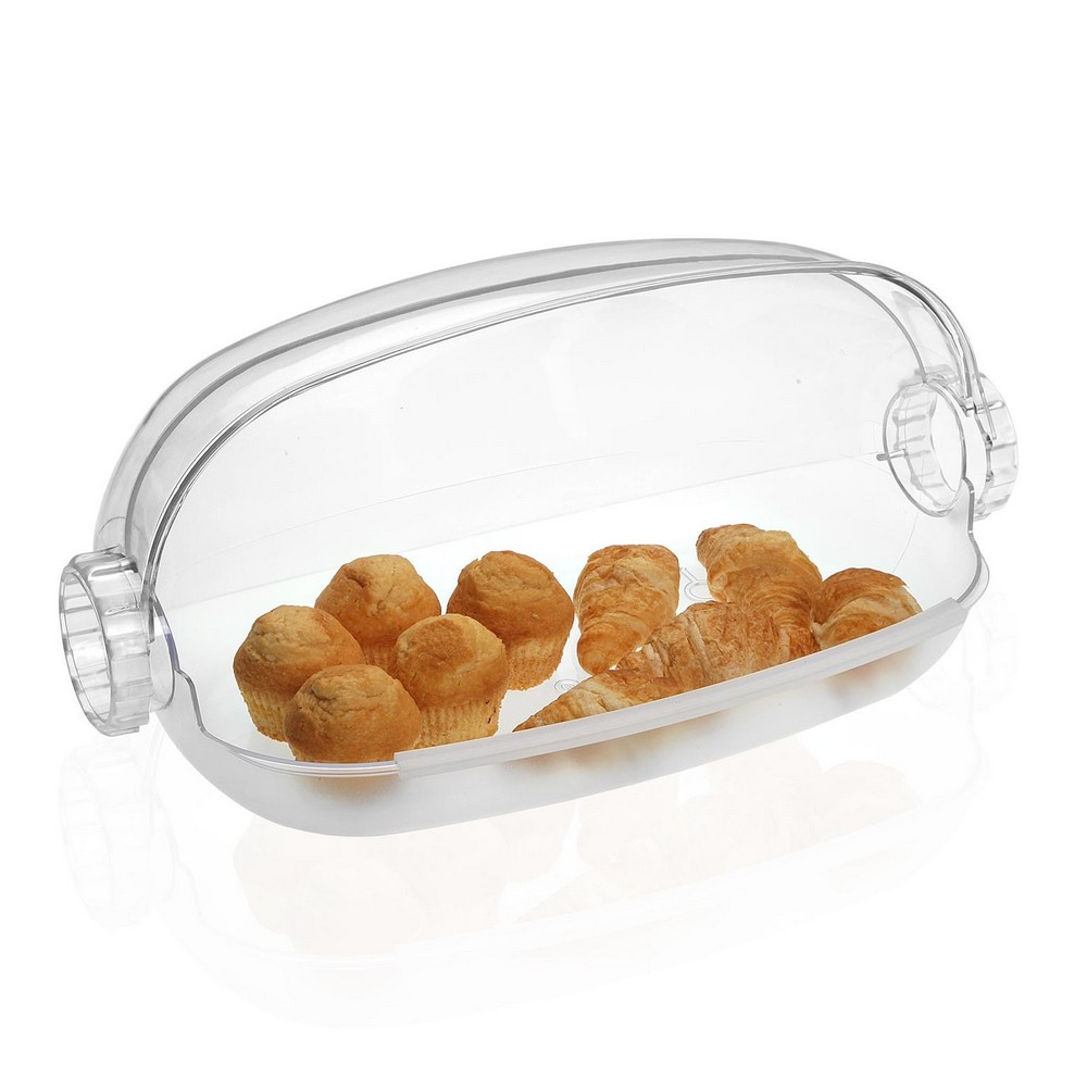 Breadbasket Transparent polystyrene (23 x 20 x 43,5 cm)_2