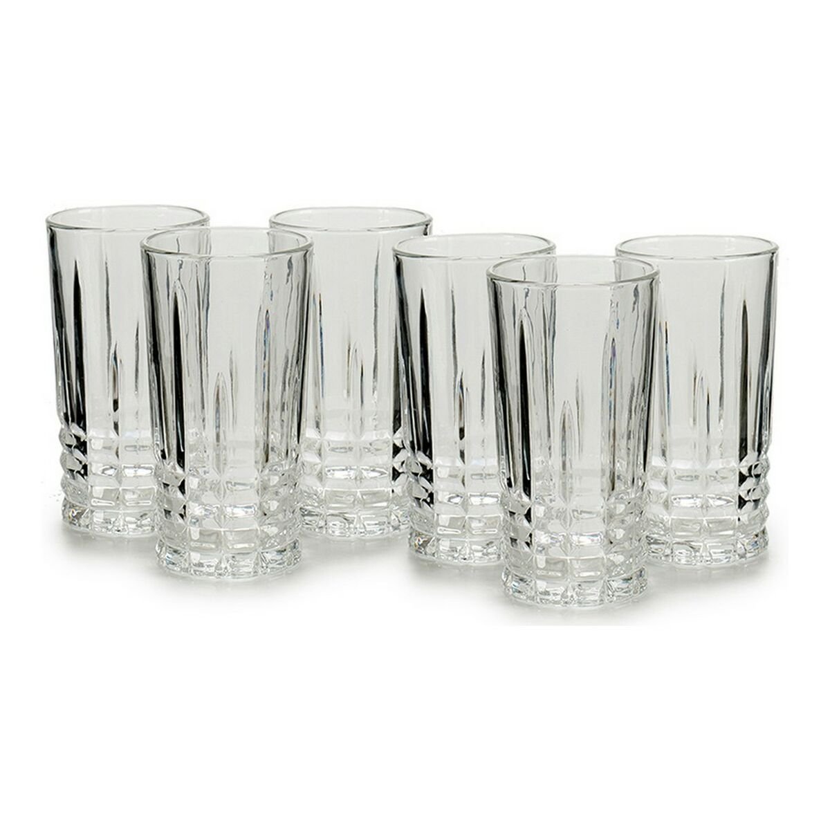 Set of glasses Vivalto 7 pcs Transparent (250 ml) (16 x 23,5 x 25,5 cm) 6 x (25 cl) / 1 x (1 l)_5