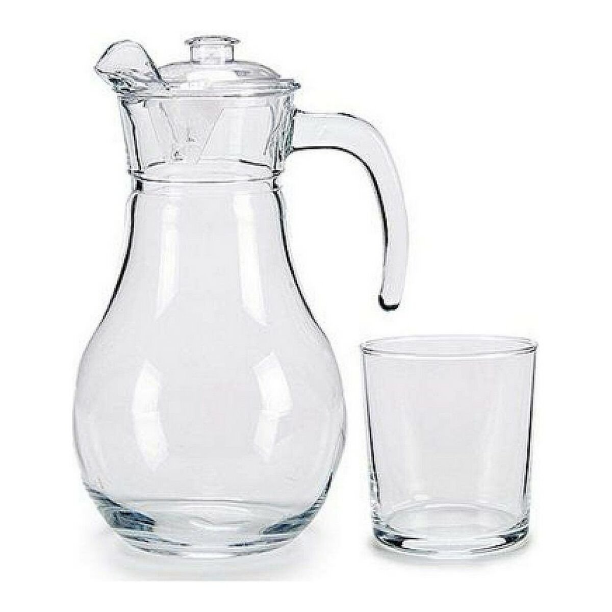 Set of glasses Vivalto Jug 5 pcs Transparent Glass Crystal 4 x (40 cl) / 1 x (1,8 l)_1