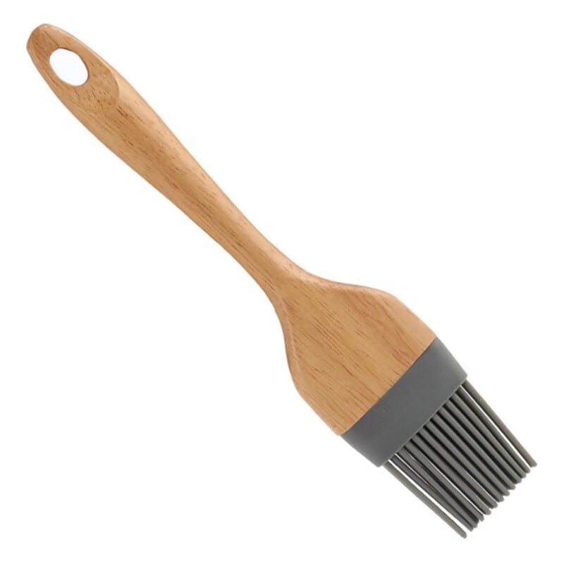 Kitchen Brush Grey Silicone Wood (1,5 x 22 x 4,7 cm)_2