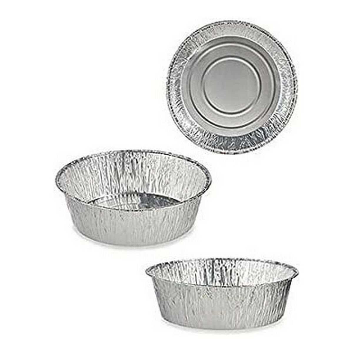 Set of trays Aluminium Circular (2 pcs) (Ø 20 x 7 cm)_2