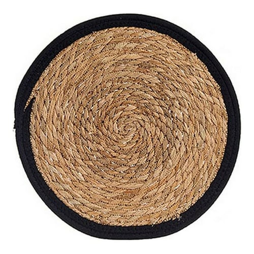 Dækkeserviet Brun Sort Naturlig fiber (Ø 35 cm)_1