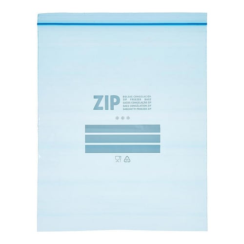 Frysepose Blå Zip (7 L) (10 uds)_2