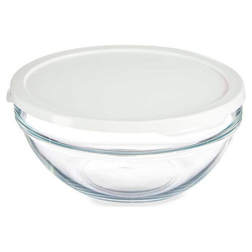 Rund madkasse med låg Plastik Glas (1700 ml)_2